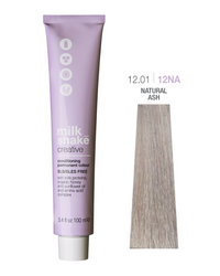 Zone Milk Shake creative farba do włosów 12/01 rozjaśniający ultra blond popielaty 100ml
