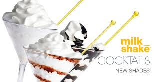 Zone Milk Shake szklany kieliszek do mieszania odżywki koloryzującej Direct Colour z Whipped Cream