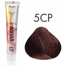 Farba do włosów Itely Aquarely 5CP Jasno paprykowo czekoladowy brąz 100ml