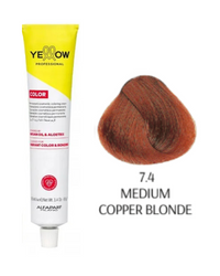 Yellow Color farba do włosów 7/4 miedziany blond  100ml  2025