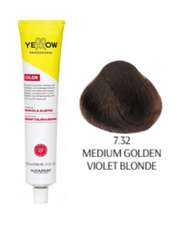 Yellow Color farba do włosów 7/32  złoty fioletowy blond  100 ml  2025