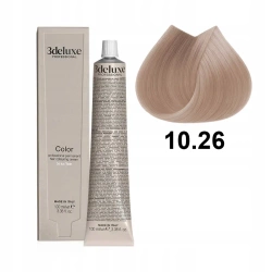 3DeLuxe profesjonalna farba do włosów 10/26 Platynowo fioletowy czerwony blond 100ml