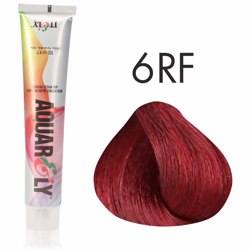 Farba do włosów Itely Aquarely 6RF ognisto czerwony ciemny blond 100ml