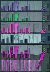 Jaguar komplet grzebieni różne kolory