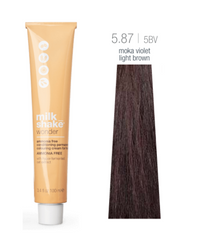 Zone Milk Shake Wonder farba do włosów 5.87 Moka fioletowy jasny brąz 100ml