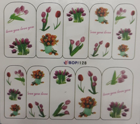 Silcare Naklejka wodna BOP128