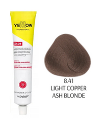 Yellow  Color farba do włosów 8/41 jasny miedziany popielaty blond  100ml  2025