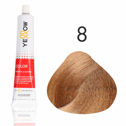 Yellow  Color farba do włosów 8 jasny naturalny blond   100ml
