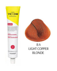Yellow  Color farba do włosów 8/4 jasny miedziany blond  100ml 2025