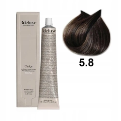 3DeLuxe profesjonalna farba do włosów 5/8 Piaskowy jasny brąz 100ml