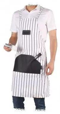 Poniks fartuch fryzjerski barberski paski BP16015