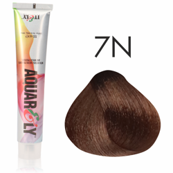 Farba do włosów Itely Aquarely 7N średni blond 100ml