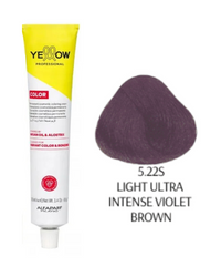 Yellow Farba do włosów  5/22s jasny super intensywnie fioletowy brąz  100ml  2025
