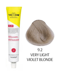 Yellow  Color farba do włosów 9/2 bardzo jasny fioletowy blond 100ml  2025