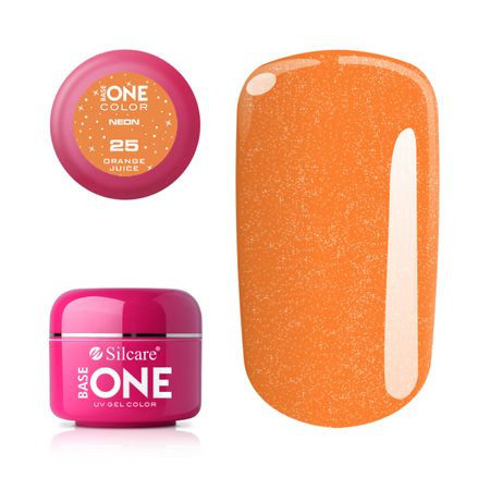 Silcare Gel Base One NEON 25 Orange Juice 5g