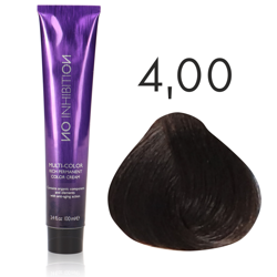 Zone No Inhibiton Multicolor farba do włosów 4/00 intensywny brąz 100ml