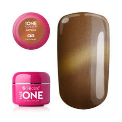Silcare Gel Base One CAT EYE 03 Lampart 5g