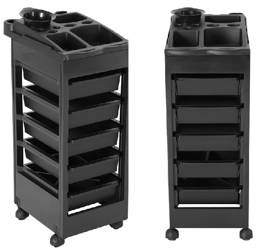 Ayala Bella wózek fryzjerski pomocnik czarny