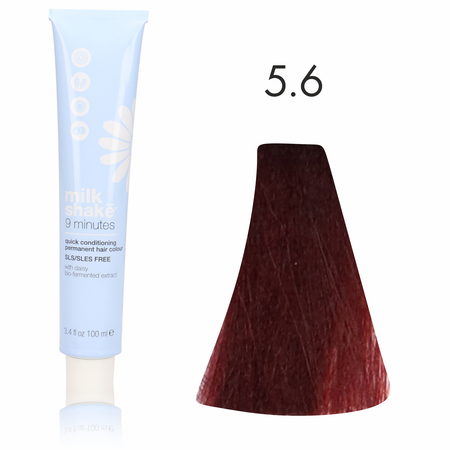 Zone Milk Shake farba do włosów 9 minut 5/6 czerwony jasny brąz 100ml