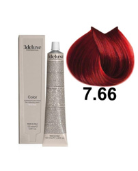 3DeLuxe profesjonalna farba do włosów 7/66 Intensywny czerwony blond  100ml