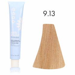 Zone Milk Shake farba do włosów 9 minut 9/13 popielato złocisty bardzo jasny blond 100ml