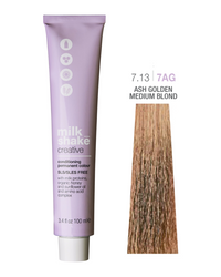 Zone Milk Shake creative farba do włosów 7/13 popielato złoty średni blond 100ml