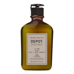 DEPOT No.606 Szampon do włosów i ciała mięta imbir i kardamon 250ml