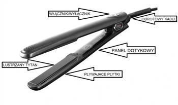 Fox CHILLOUT prostownica do włosów z panelem dotykowym