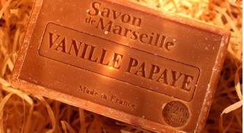 Cosmo Spa mydło marsylskie Vanilia- papaya. Cera wrażliwa, sucha, podrażniona 100gr