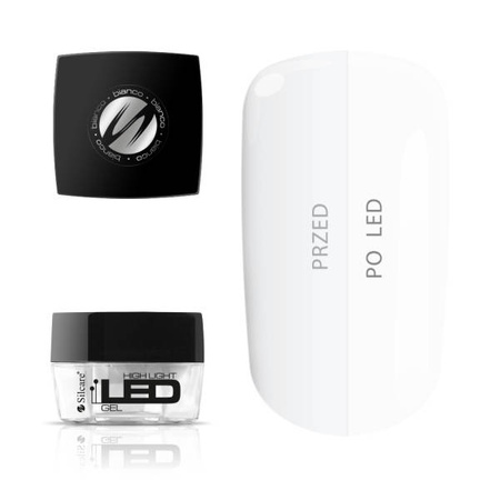 Silcare High Light Led Gel Bianco 4g