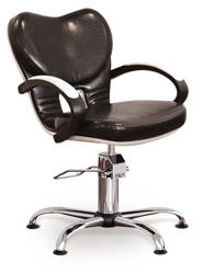 Ayala fotel fryzjerski CLIO czekoladowy brąz P50