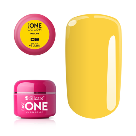 Silcare Gel Base One NEON 09 Dark Yellow 5g