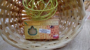 Mydło Naturalne Roślinne z Woskiem Pszczelim 100g