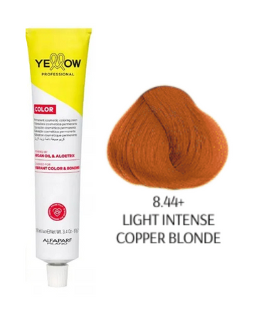 Yellow Color farba do włosów 8/44+ jasny miedziany blond100ml  2025