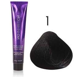 Zone No Inhibiton Multicolor farba do włosów 1 czarna 100ml