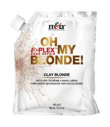 ITELY Oh My Blonde E-Plex Clay Blonde rozjaśniacz do włosów przy pracy techniką "wolnej ręki" 400g