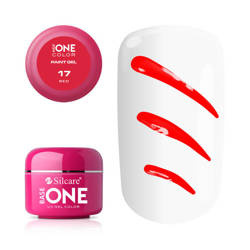 Silcare Gel Base One PAINT 17 Red 5g