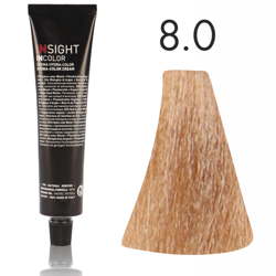 INSIGHT Incolor Fitoproteinowa farba do włosów 8/0 Naturalny jasny blond 100ml