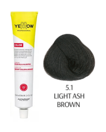 Yellow Color farba do włosów 5/1 jasny popielaty brąz 100ml 2025