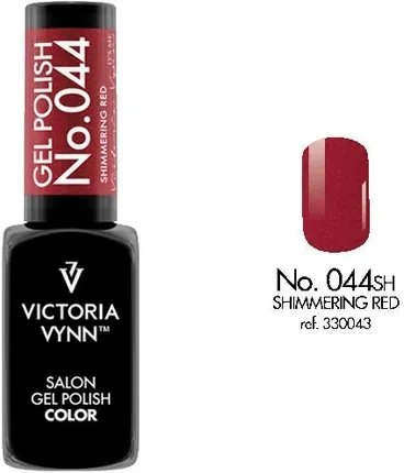 VICTORIA VYNN Gel Polish lakier hybrydowy 044 Shimmering Red 8ml