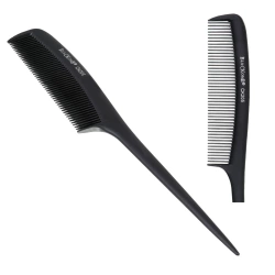 Poniks Grzebień Fryzjerski Do Włosów Ze Szpikulcem Karbonowy CK205