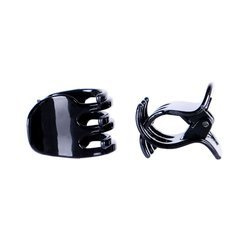 BOCCA żabki do włosów średnie czarne B3004