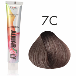 Farba do włosów Itely Aquarely 7C popielaty średni blond 100ml