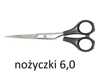 Poniks nożyczki degażówki fryzjerskie z plastikową rączką FN011