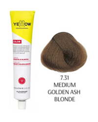 Yellow Color  farba do włosów 7/31 złoty popielaty blond  100 ml  2025