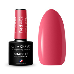 CLARESA Lakier Hybrydowy 5g, kolor Red 402