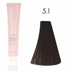 Zone Milk Shake półtrwała farba do włosów smoothies 5/1 popielaty jasny brąz 100ml