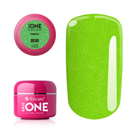 Silcare Gel Base One NEON 22 Lime Tree 5g