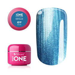 Silcare Gel Base One METALLIC 07 Blue 5g