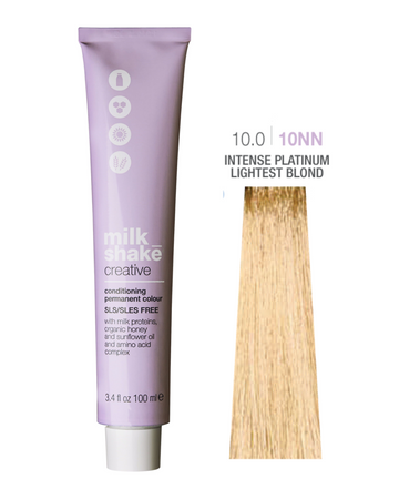 Zone Milk Shake creative farba do włosów 10/0 intensywny platynowy jasny blond 100ml